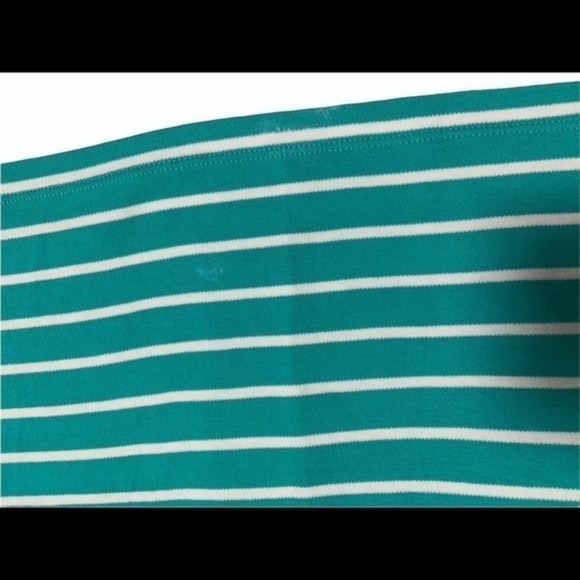 Talbots Stripped dress , causal with minor bleach stains - Picture 9 of 10